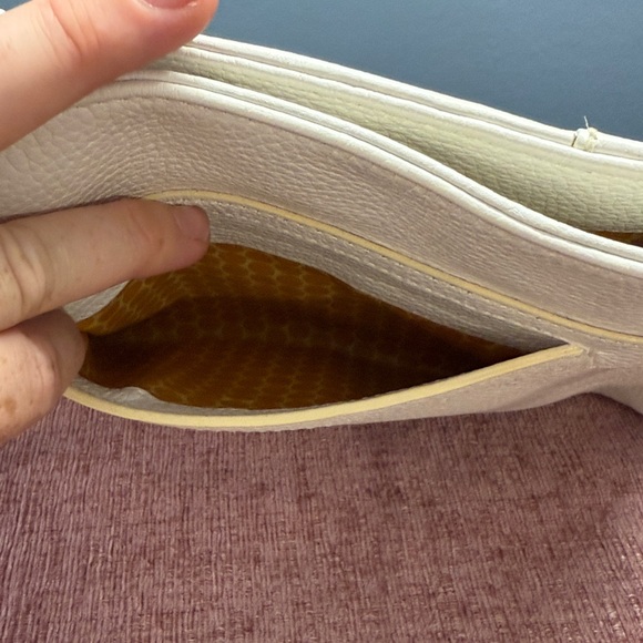 Brighton Cream Shoulder Bag with Multicolor Woven Design - Picture 8 of 10